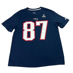 Nike New England Patriots Gronkowski T Shirt Mens XL Short Sleeve Regular Fit